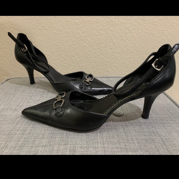 Anne Klein black D’Orsay size 6 - Picture 3 of 4